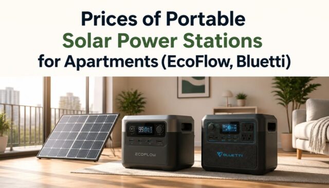 Prices of Portable Solar Power Stations for Apartments (EcoFlow, Bluetti)