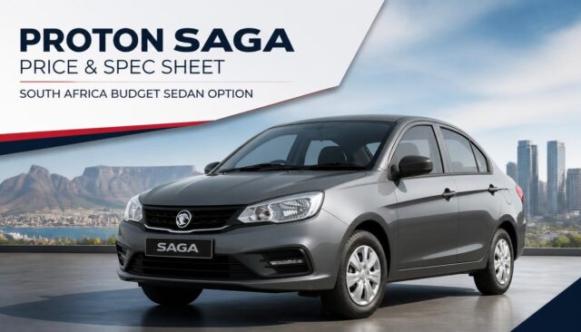 Proton Saga Price & Spec Sheet: SA’s Budget Sedan Option