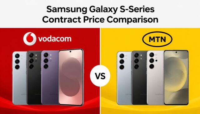 Samsung Galaxy S-Series Contract Price Comparison (Vodacom vs MTN)