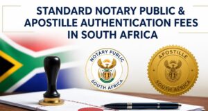 Standard Notary Public & Apostille Authentication Fees in South Africa Standard Notary Public & Apostille Authentication Fees in South Africa