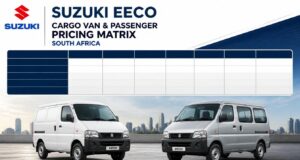 Suzuki Eeco Cargo Van & Passenger Pricing Matrix South Africa Suzuki Eeco Cargo Van & Passenger Pricing Matrix South Africa