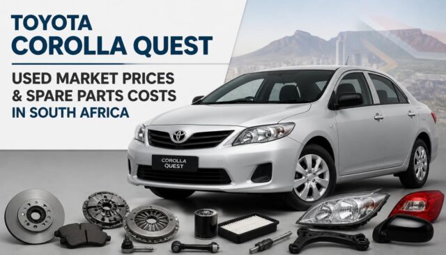 Toyota Corolla Quest Used Market Prices and Spare Parts Costs in South Africa