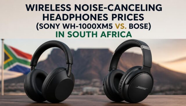 Wireless Noise-Canceling Headphones Prices (Sony WH-1000XM5 vs. Bose) in South Africa