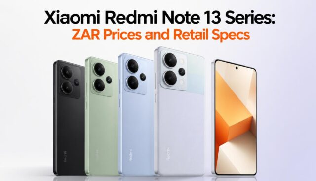 Xiaomi Redmi Note 13 Series: ZAR Prices and Retail Specs