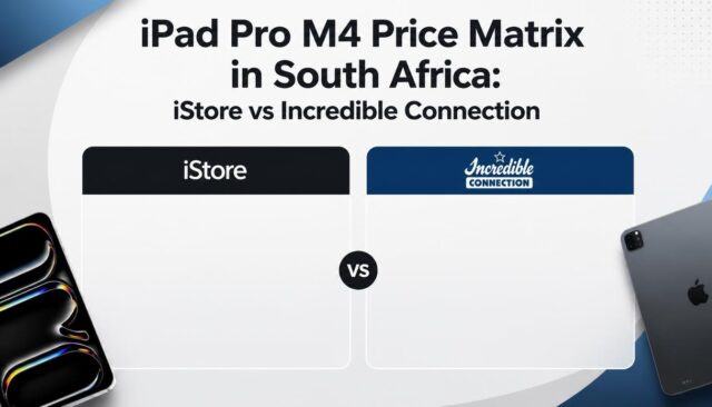 iPad Pro M4 Price Matrix in South Africa: iStore vs Incredible Connection