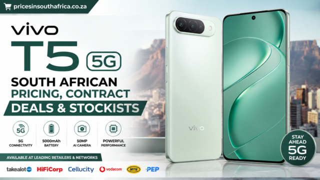 vivo T5 5G South African Pricing, Contract Deals & Stockists vivo T5 5G South African Pricing, Contract Deals & Stockists